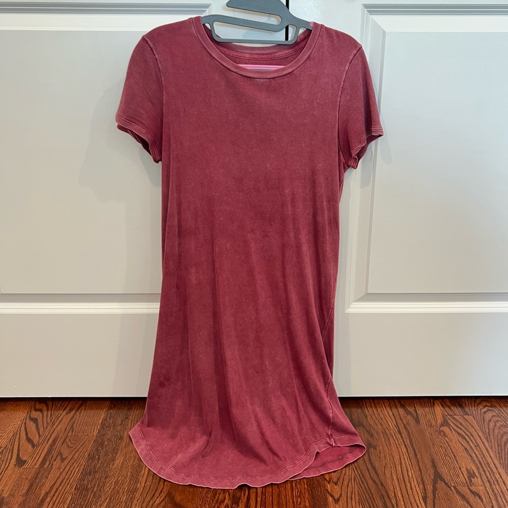 BDG Urban Outfitters T-Shirt Dress - Size S, Raspberry